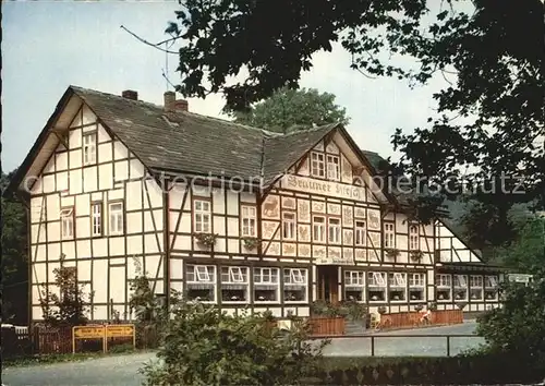 Neuhaus Solling Hotel Brauner Hirsch Kat. Holzminden