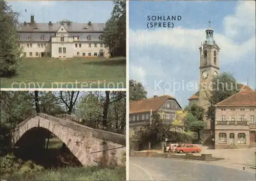 Sohland Spree Heilstaette Himmelsbruecke Marktplatz  Kat. Sohland Spree