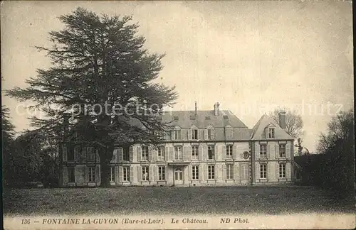 Fontaine la Guyon Chateau Schloss Kat. Fontaine la Guyon