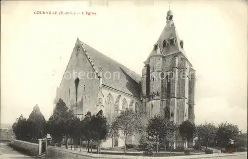 Courville sur Eure Eglise Kirche Kat. Courville sur Eure