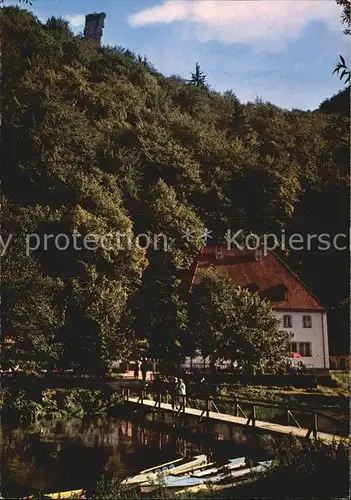 Muggendorf Fraenkische Schweiz Gasthaus Pension Stempfermuehle Kat. Wiesenttal