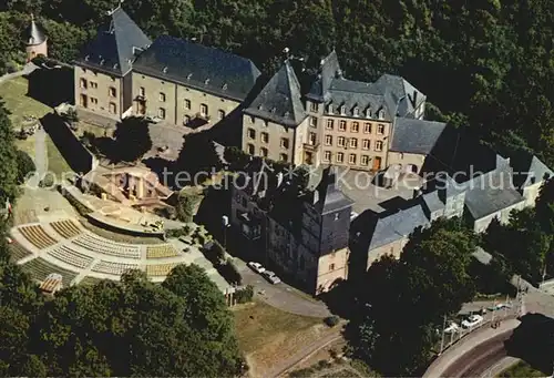 Wiltz Luxembourg Fliegeraufnahme Chateau et Theatre Kat. Luxemburg