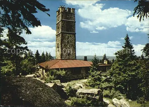 Ochsenkopf Asenturm im Fichtelgebirge Kat. Spiegelau