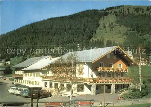 Oberjoch Alpengasthof Pension Zum Loewen Kat. Bad Hindelang