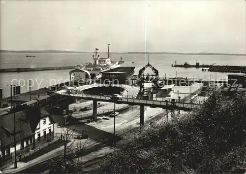 Sassnitz Ostseebad Ruegen Faehrhafen Kat. Sassnitz