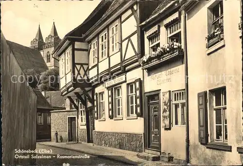 Schoenebeck Elbe Rosmarienstrasse Salzelmen Kat. Schoenebeck