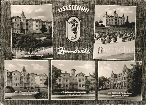 Zinnowitz Ostseebad Strand Ferienheime