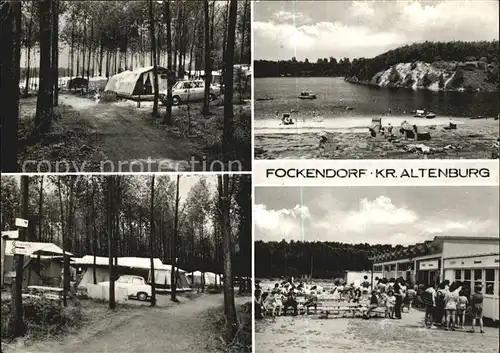 Fockendorf Altenburg Camping Strand Kat. Fockendorf Altenburg