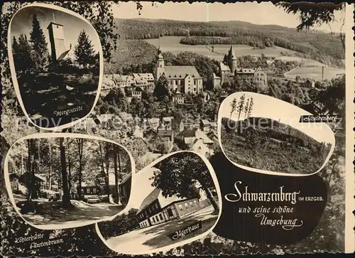 Schwarzenberg Erzgebirge Morgenleite Scheibenberg Jaegerhaus Kat. Schwarzenberg