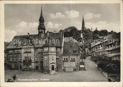 Blankenburg Harz Fliegeraufnahme Kat. Blankenburg