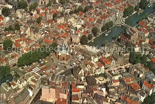 Amsterdam Niederlande Fliegeraufnahme Altstadt Waag Kat. Amsterdam