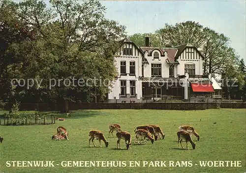 Steenwijk Gemeentehuis en Park Rams Woerthe Kat. Niederlande