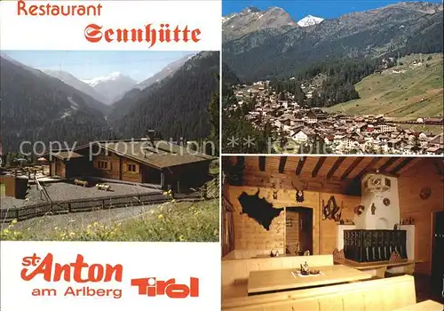 St Anton Arlberg Restaurant Sennhuette Kat. St. Anton am Arlberg