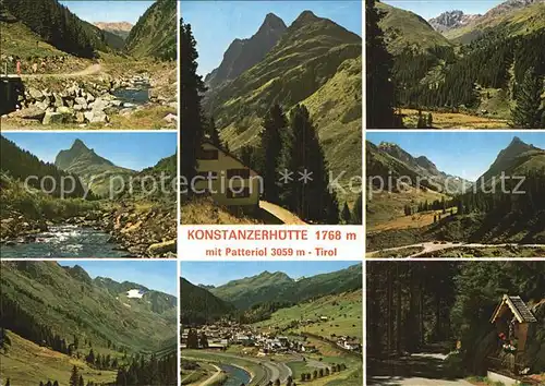 Konstanzer Huette mit Patteriol Kat. St Anton Arlberg