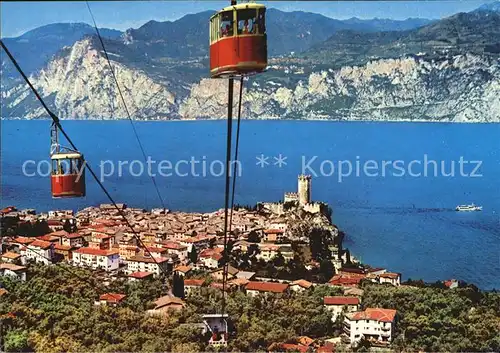 Malcesine Lago di Garda Logo di Garda Seilbahn Kat. Malcesine