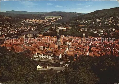 Hannoversch Muenden Blick vom Turm der Tillyschanze  Kat. Hann. Muenden