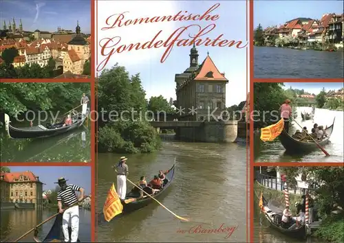 Bamberg Romantische Gondelfahrten Kat. Bamberg