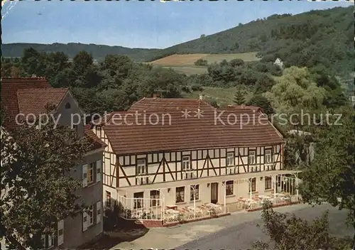 Waldbreitbach Wied Gasthaus und Pension zur Post  Kat. Waldbreitbach