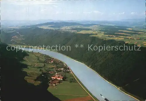 Engelhartszell Donau Oberoesterreich Fliegeraufnahme Kat. Engelhartszell