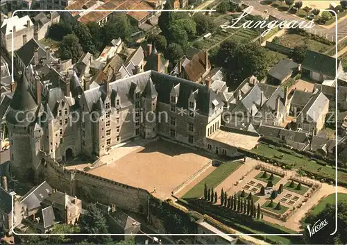 Langeais Chateau Fliegeraufnahme Kat. Langeais