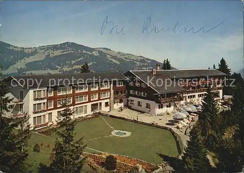 Sonthofen Oberallgaeu Kur  und Sporthotel Allgaeuer Berghof Kat. Sonthofen