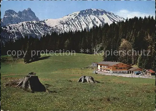 Pfronten Berggaststaette und Pension Schlossanger Alm  Kat. Pfronten