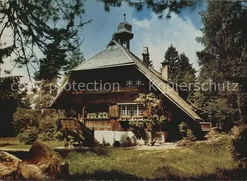 Grafenhausen Schwarzwald Heimatmuseum Huesli Kat. Grafenhausen