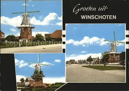 Winschoten Windmuehle Kat. Niederlande