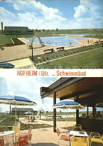 Hofheim Unterfranken Schwimmbad Kat. Hofheim i.UFr.