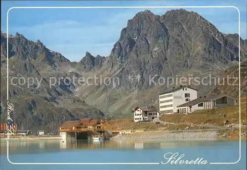 Silvretta Bielerhoehe Berghotel Kat. Silvretta