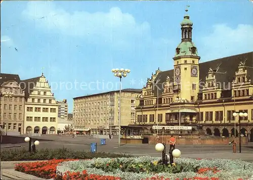 Leipzig Markt Rathaus Kat. Leipzig