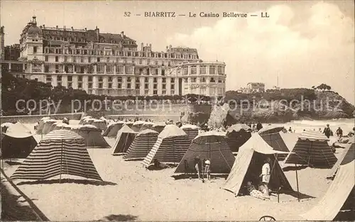 Biarritz Pyrenees Atlantiques Casino Bellevue Plage Kat. Biarritz