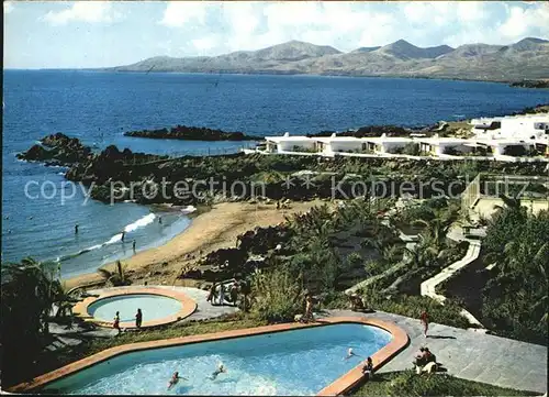 Lanzarote Kanarische Inseln Hotel Los Fariones mit Strand