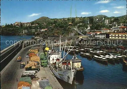 Funchal Hafen und Hotels Kat. Funchal