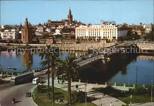 Sevilla Andalucia Partie am Fluss Kat. Sevilla 