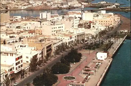 Arrecife Seepromenade Fliegeraufnahme Kat. Arrecife