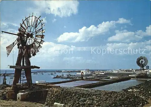 Arrecife Puerto de Naos Windmuehlen Kat. Arrecife