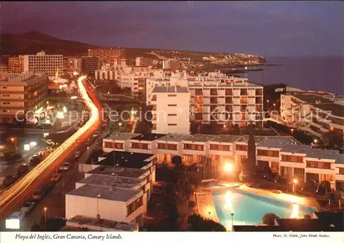 Playa del Ingles Gran Canaria Fliegeraufnahme Hotels Kat. San Bartolome de Tirajana