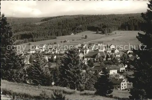 Schonach Schwarzwald Panorama Kat. Schonach im Schwarzwald