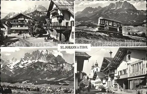 Sankt Johann Tirol Zahnradbahn Ortsansichten Panorama Kat. Oesterreich