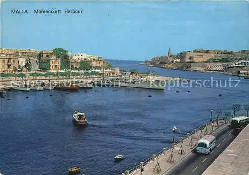 Malta Marsamxett Hafen Kat. Malta