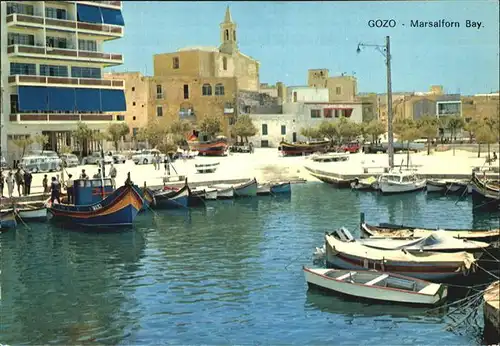 Gozo Malta Marsalforn Hafen Kat. Malta