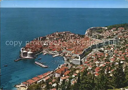 Dubrovnik Ragusa Panorama Kat. Dubrovnik