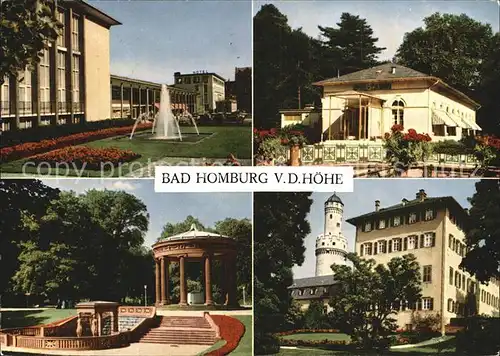 Bad Homburg Kurhaus Weisser Turm Kurpark  Kat. Bad Homburg v.d. Hoehe