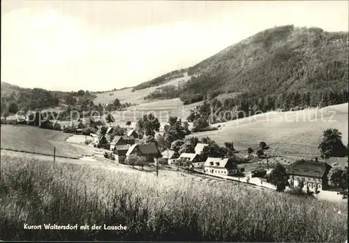 Waltersdorf Zittau Lausche Panorama Kat. Grossschoenau Sachsen