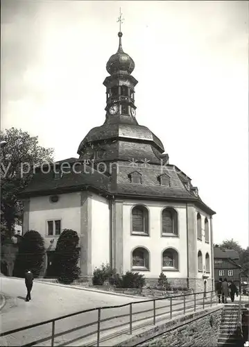 Klingenthal Vogtland Evangelisch lutherische Kirche Zum Friedefuersten Kat. Klingenthal Sachsen