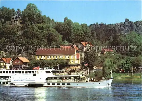 Rathen Saechsische Schweiz Feldkopfmassiv Kat. Rathen Sachsen