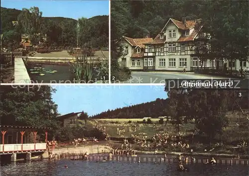 Altenbrak Harz Rolandseck Treseburg Waldbergbad FDGB Ferienheim Kat. Altenbrak