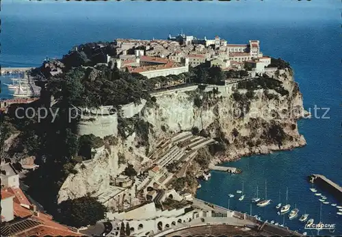 Monaco Fels Hafen Kat. Monaco