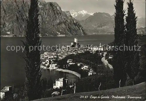 Malcesine Lago di Garda Panorama Kat. Malcesine
